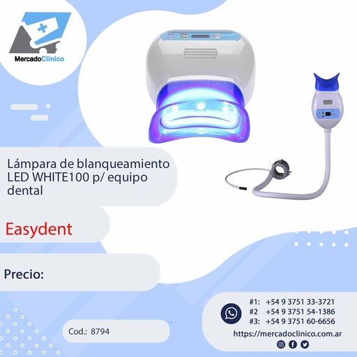 [8794] Lampara Blanquiamiento LED WHITE100 para equipo dental - Easydent