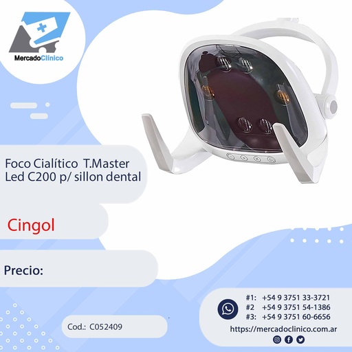 [C052409] Foco Cialítico  T.Master - Led C200 p/ sillon dental - Cingol