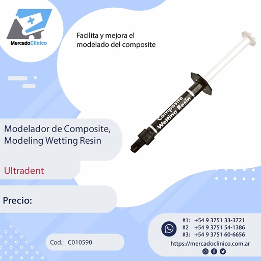[C010590] Modelador de Composite, Modeling Wetting Resin - Ultradent