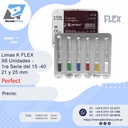 Limas K FLEX 15 al 40 (primer Serie)- X6 Unidades - 21 mm - Perfect