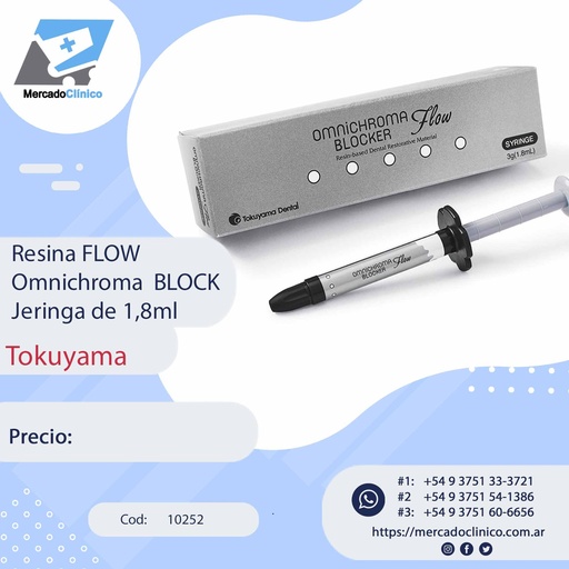 [10252] Resina FLOW - Omnichroma  block x 1,8ml - Tokuyama Dental