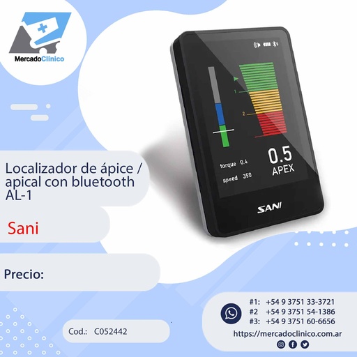 [C052442] Localizador de ápice con bluetooth AL-1 - SANI