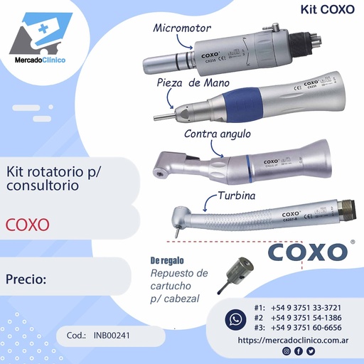 [INB00241] Kit rotatorio p/ consultorio - COXO