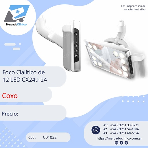 [C01052] Foco Cialítico de 12 LED CX249-24 - COXO