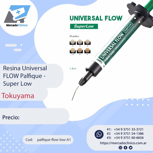 Resina FLOW - Palfique - Super Low - -1.8ml/3g - Tokuyama