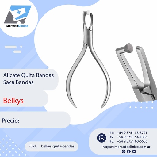 [belkys-quita-bandas] Alicate Quita / Saca Bandas - Belkys