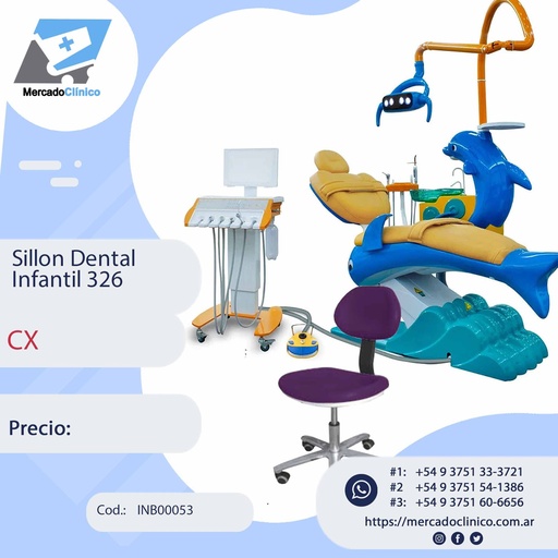 [INB00053] Equipo Sillón Dental Infantil 326 - CX