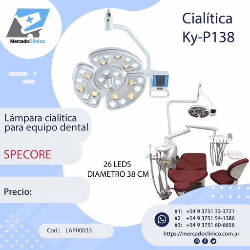 [LAP00033] Foco / Lámpara cialítica para equipos - Ky-P138 - Specore