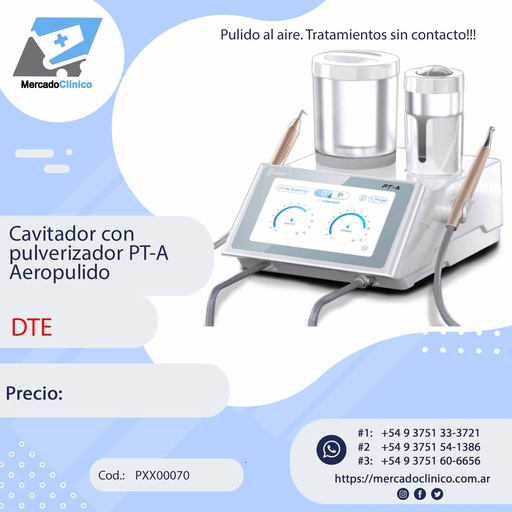 [PXX00070] Cavitador con  pulverizador PT-A Aeropulido - DTE