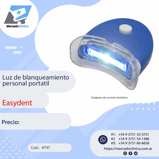[8797] Luz de blanqueamiento personal portátil - Easydent
