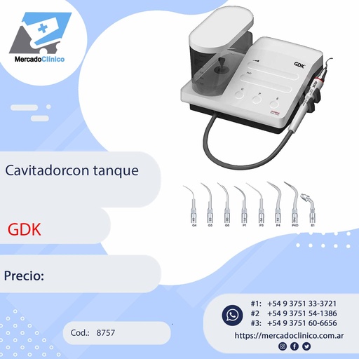 [8757] Cavitador con tanque - GDK