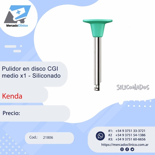[21806] Pulidor en disco CGI  Medio x1 - Siliconado - Kenda