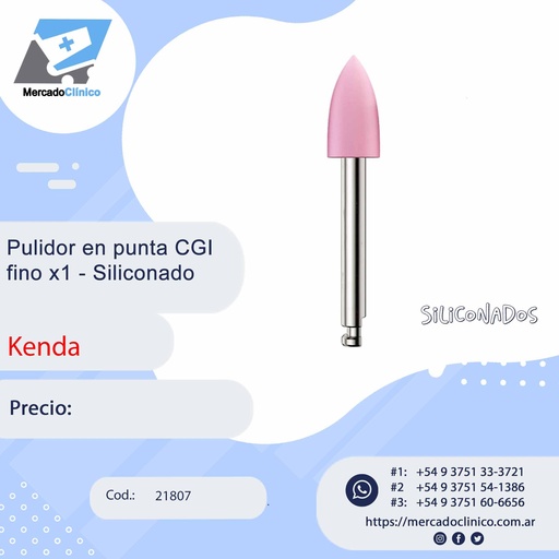 [21807] Pulidor en punta CGI  fino x1 - Siliconado - Kenda