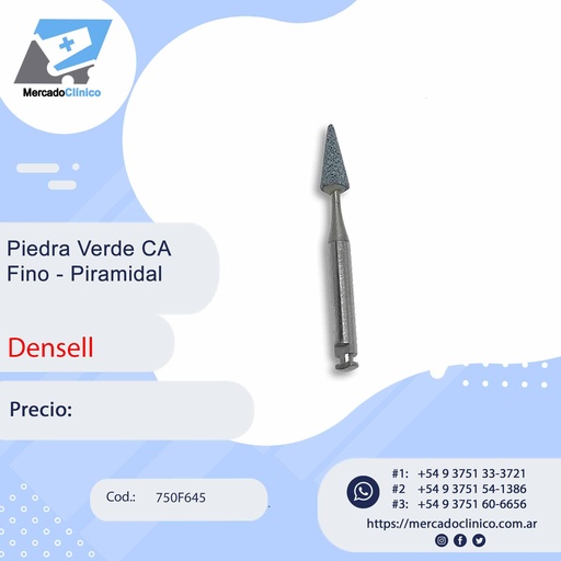 [750F645] Piedra Verde CA Fino - Piramidal - Densell
