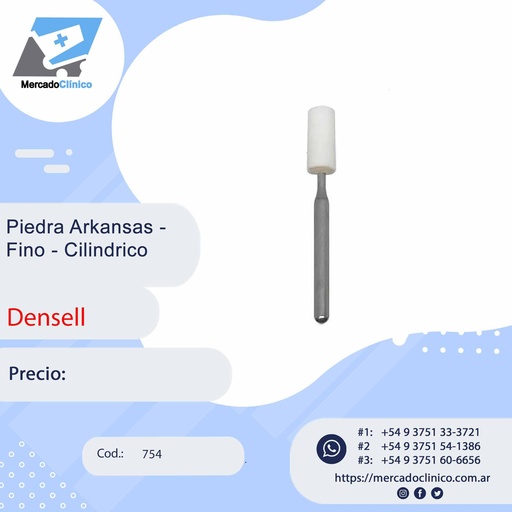 [754] Piedra Arkansas Fino - Cilindrico - 754 - Densell