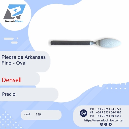 [759] Piedra Arkansas Fino - Oval - 759 - Densell