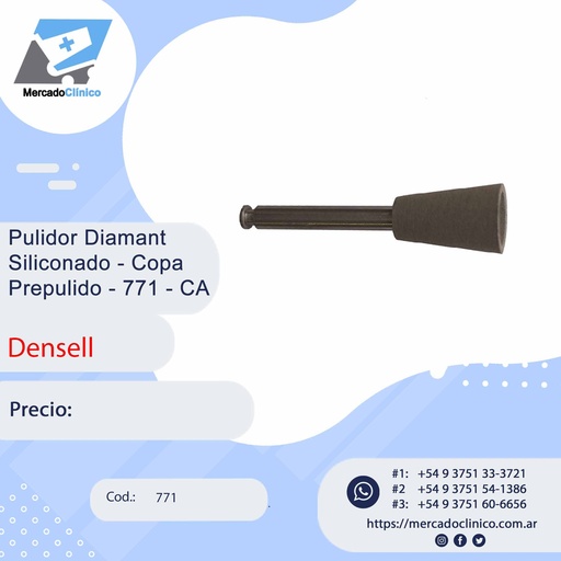 [771] Pulidor Diamant  Siliconado - Copa Prepulido - 771- CA - Densell