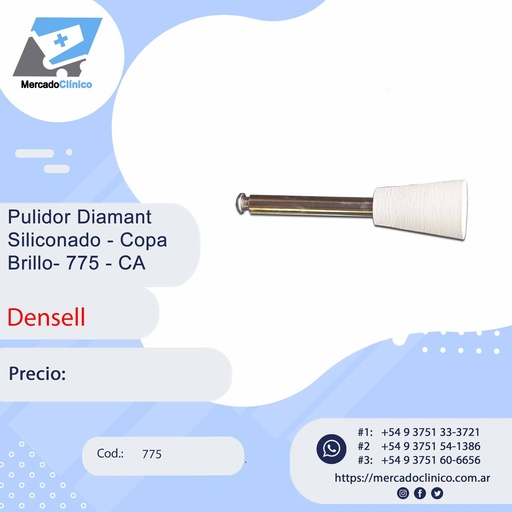 [775] Pulidor Diamant  Siliconado - Copa  Brillo - 774 - CA  - Densell