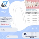 Arco NITI esteticos Soft BEIGE  Superiores - Redondos - x 10 unidades - Tecnident