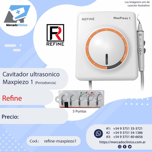 [refine-maxpiezo1] Cavitador MaxPiezo 1 Perio - Refine 