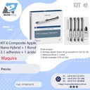 Kit X4 Composite APPLIC NANO HYBRID  A1 - MAQUIRA