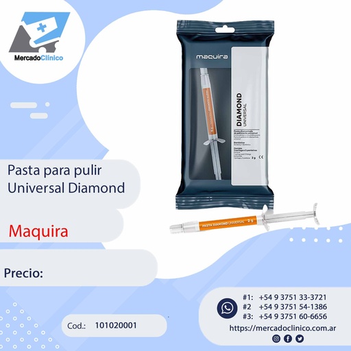 [101020001] Pasta para pulido Universal DIAMOND - MAQUIRA