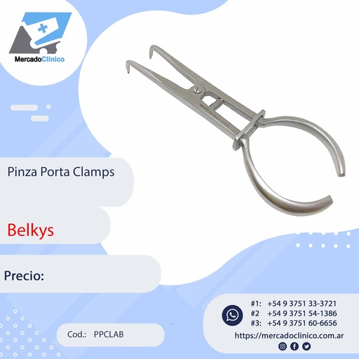 [PPCLAB] Pinza porta clamps - Belkys