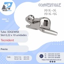 Tubo Edgwise- Slot 0,22 - para pd 6- x 10 unidades - Tecnident