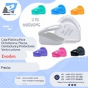 Caja Plástica Para  Ortodoncia, Placas,  Dentadura y Protectores Varios colores - Evoden