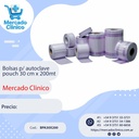 Bolsas p/ autoclave pouch 30 cm x 200mt -