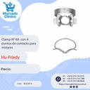 Clamp N° 8A  con 4 puntos de contacto para molares - Hu-Friedy