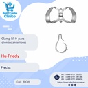 Clamp N° 9  para dientes anteriores - Hu-Friedy