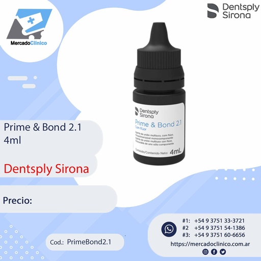 [6131580000] Adhesivo Prime & Bond 2.1 - Dentsply Sirona