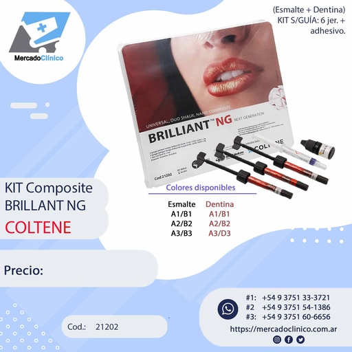 [21202] KIT Composite  Brilliant NG - Coltene