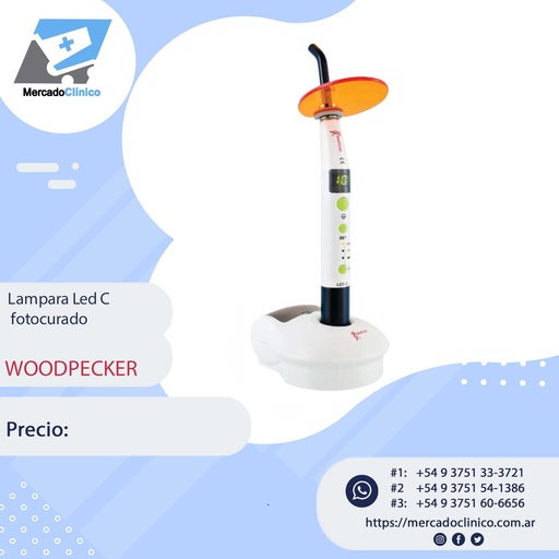 [WOOLAMLEDK] Lámpara Led-C / Fotocurado - Woodpeacker