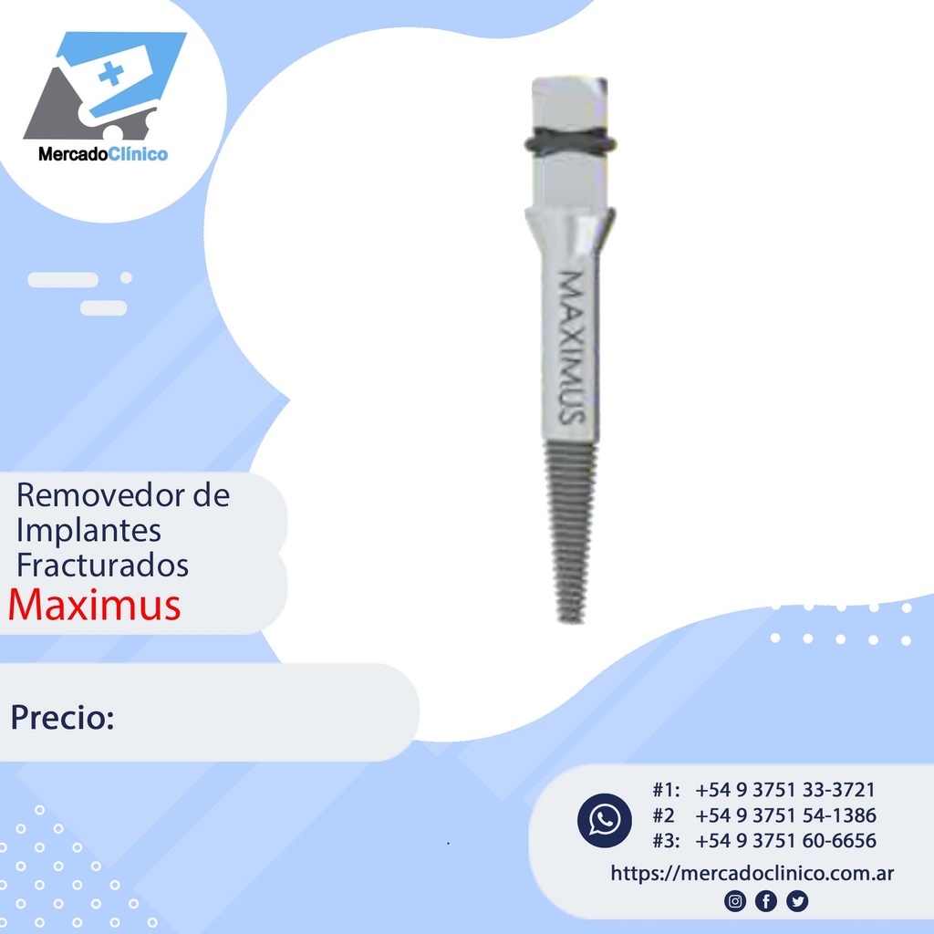 Extractor / Removedor  de Implantes 2.0  - Maximus - 29