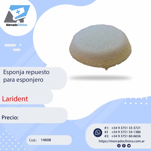 [14608] Esponja repuesto para esponjero - Larident