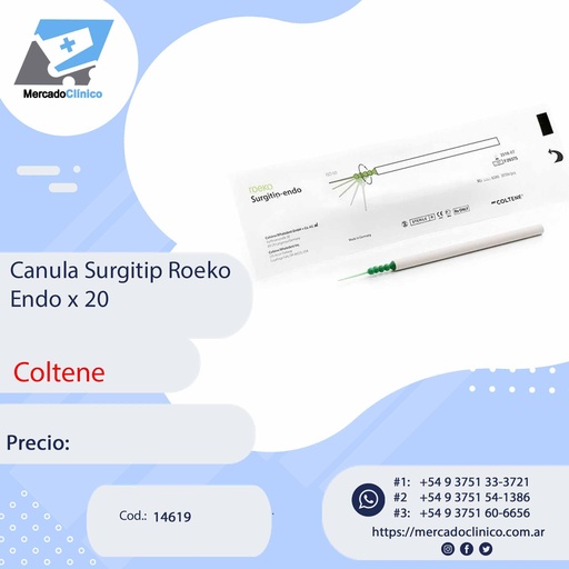 [14619] Canula SURGITIP ROEKO Endo X20 - COLTENE