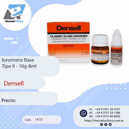 [14731] Ionomero Base Tipo II - Densell