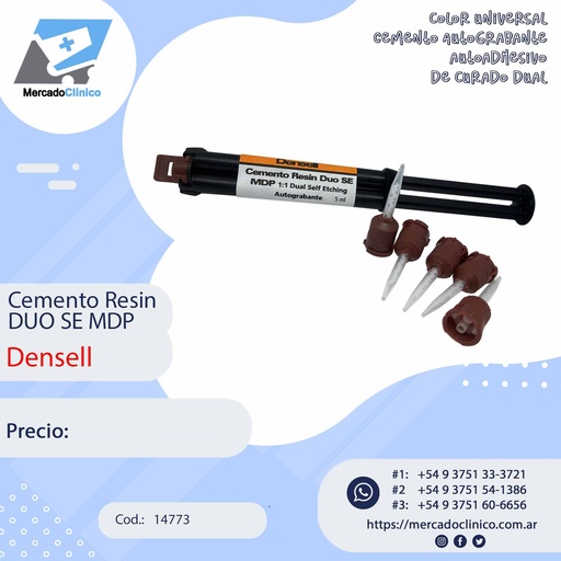 [14773] Cemento resin DUO SE MDP - Desnell