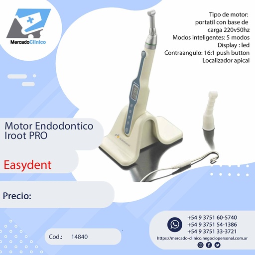 [14840] Motor Endodontico Iroot PRO - Easydent