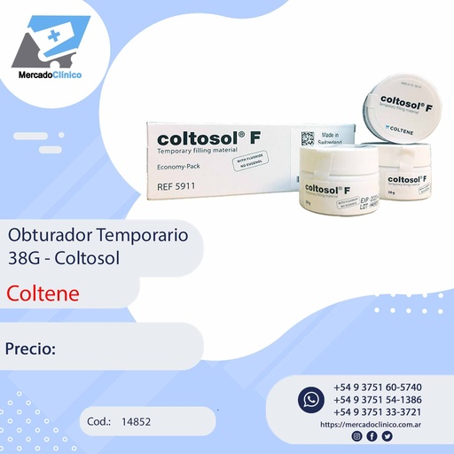 [14852] Obturador temporario 38G - COLTOSOL - Coltene