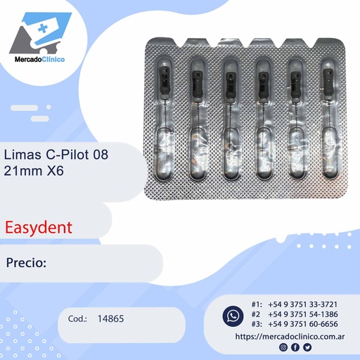 [14865] Limas C-Pilot 08 21mm X6 - Easydent