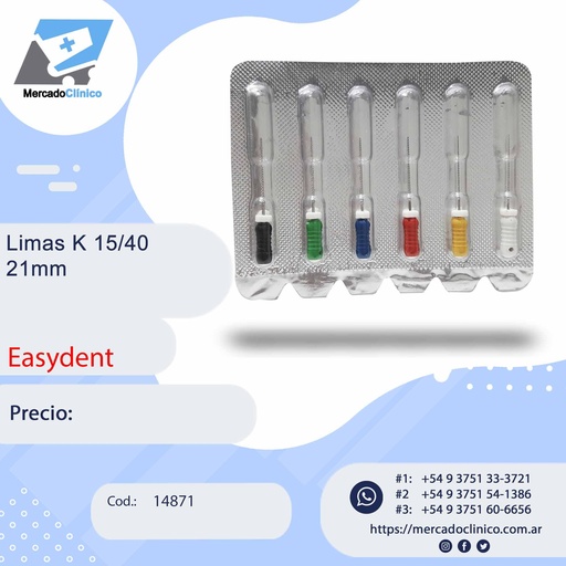 [14871] LIMAS K 15/40 - 21mm - Easydent