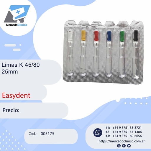[005175] LIMAS K 45/80 - 25mm - Easydent