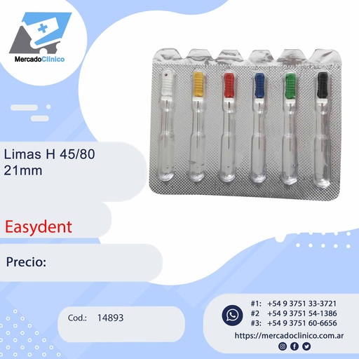 [14893] Limas H (hedstrom) 45/80 - 21mm - Easydent