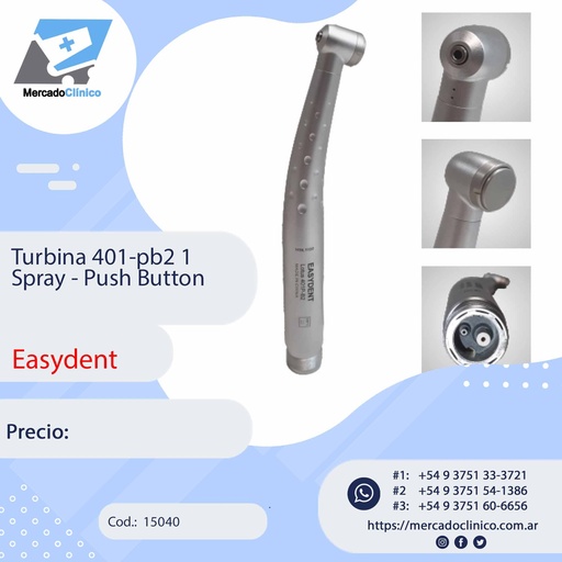 [15040] Turbina 401-pb2 1  Spray - Push Button -Easydent
