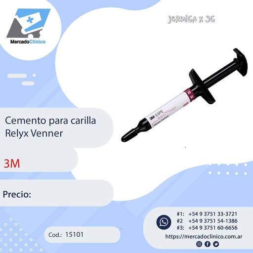 [15101] Cemento para carilla  Relyx Veneer - 3M
