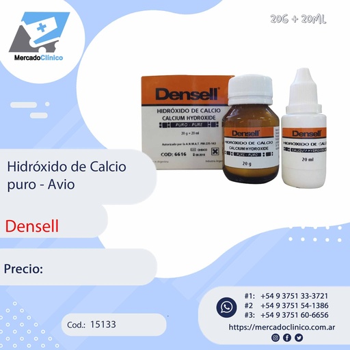 [15133] Hidroxido de calcio PURO - Avio - Densell