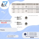 Microimplante de titanio - extraradicular - Morelli